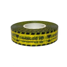 Băng Keo Hàng Dễ Vỡ Màu Vàng 100Y